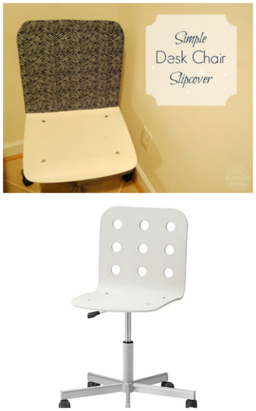 Easy Diy Slipcover For Ikea Jules Desk Chair The Borrowed