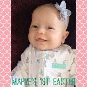 Maple's First Easter