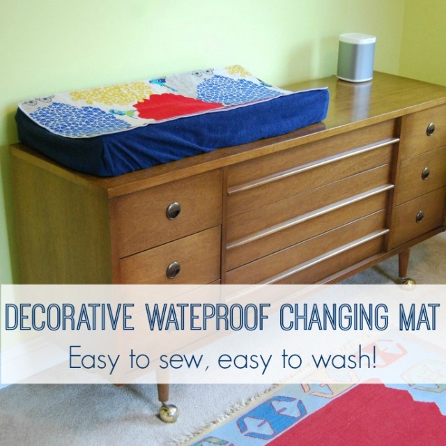 Sew It Decorative Waterproof Changing Pad For the Nursery The Borrowed AbodeThe Borrowed Abode