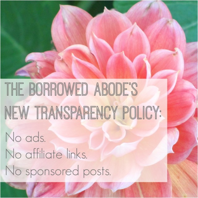 The Borrowed Abode Transparency Policy 2015