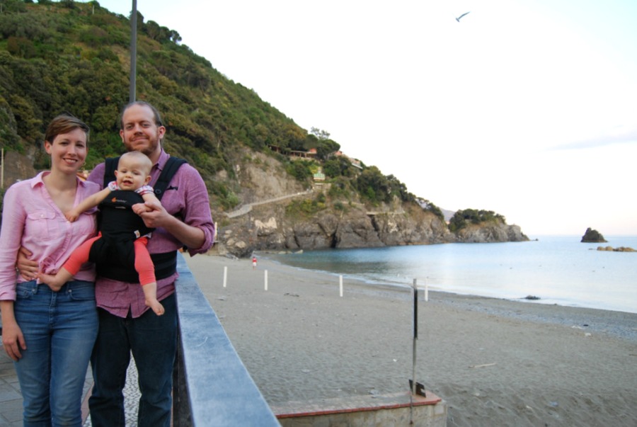 2016 Italy Monterosso Cinque Terre Family Beach