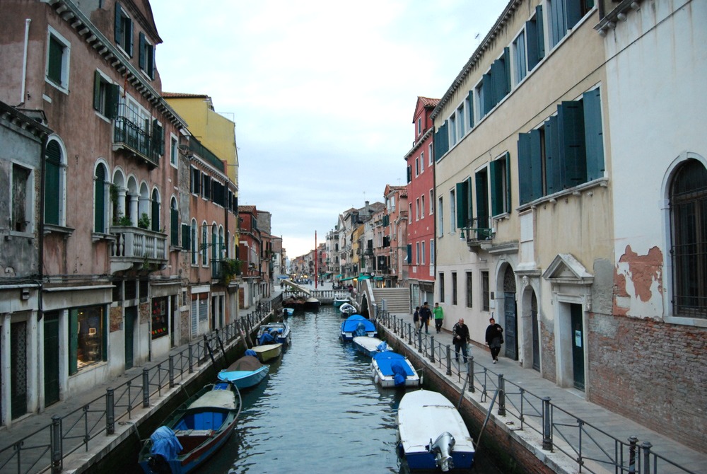 2016 Italy Venice Via Garibaldi Canal Boats