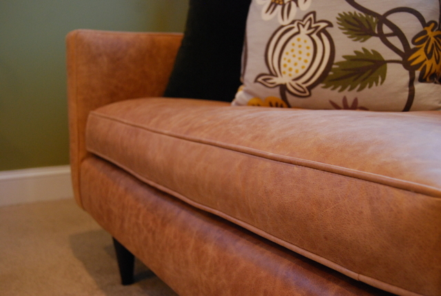 Our Reupholstered Petrie Sofa Is Back, Leather For Reupholstering Couch
