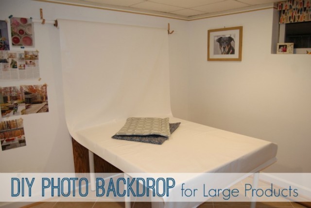A Diy Backdrop For Large Product Photos The Borrowed Abodethe Abode - Diy Backdrop For Product Photography